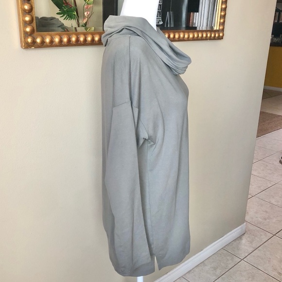 Banana Republic Olive Green Mockneck Lightweight Tunic Sweater Small - Picture 3 of 6